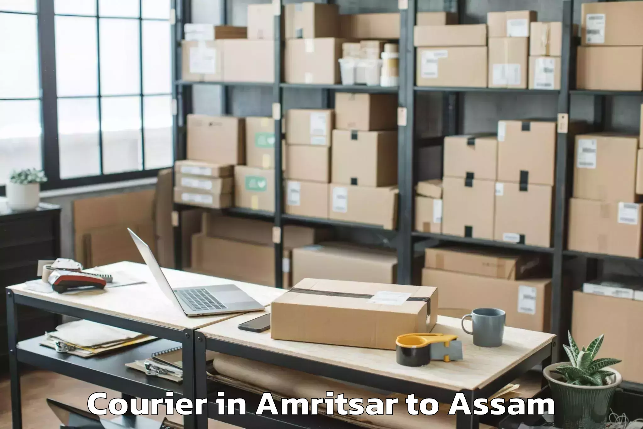 Get Amritsar to Palasbari Courier